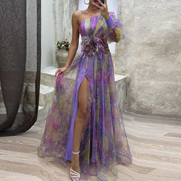 ODETTE | FLOWY MULTICOLOR DRESS