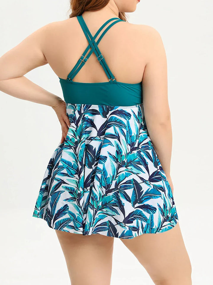 MADISON | COASTAL BREEZE PLUS SIZE TANKINI SET