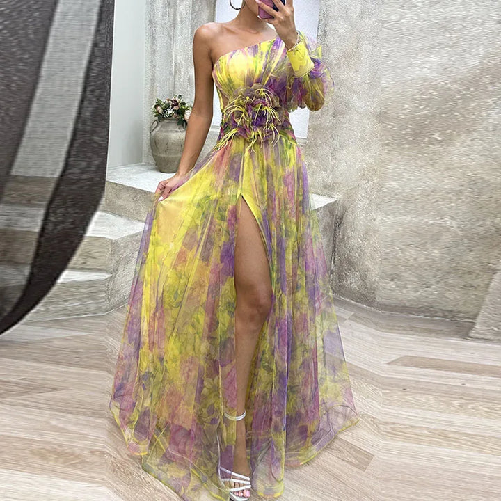 ODETTE | FLOWY MULTICOLOR DRESS