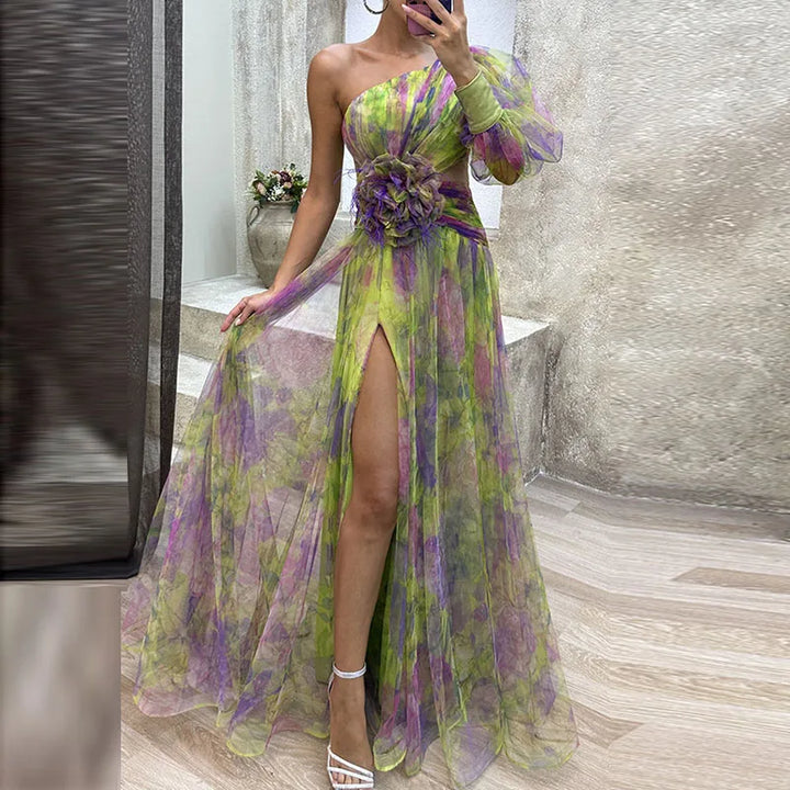 ODETTE | FLOWY MULTICOLOR DRESS