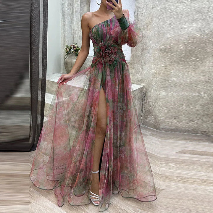 ODETTE | FLOWY MULTICOLOR DRESS