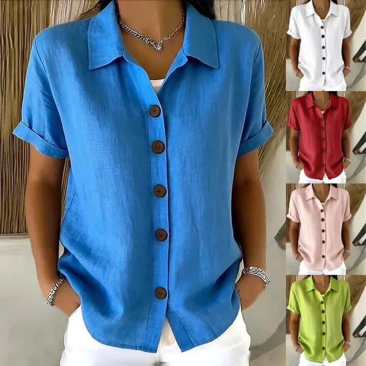 MARISOL | RELAXED SHORT SLEEVE SHIRT