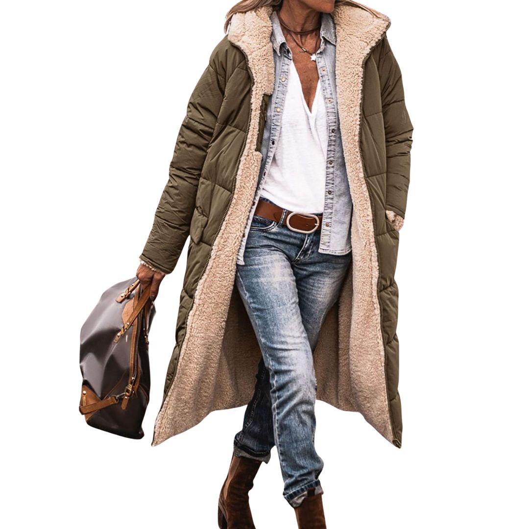 FAIRFORD | REVERSIBLE LINED PUFFER COAT