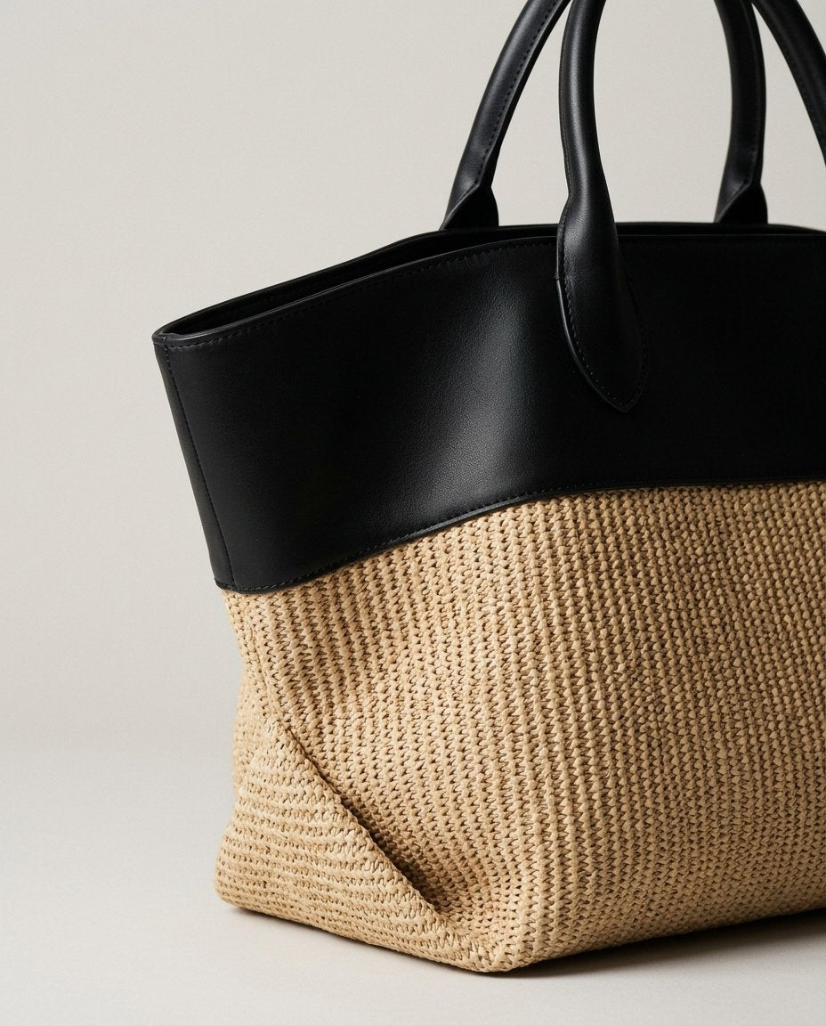 THE COLOURBLOCK | WOVEN TOTE BAG FOR WOMEN