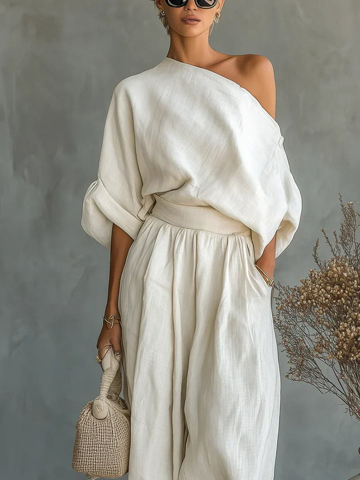 MILA | OFF-SHOULDER TWO-PIECE SET
