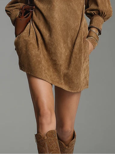 JASMINE | TURTLENECK MINI DRESS