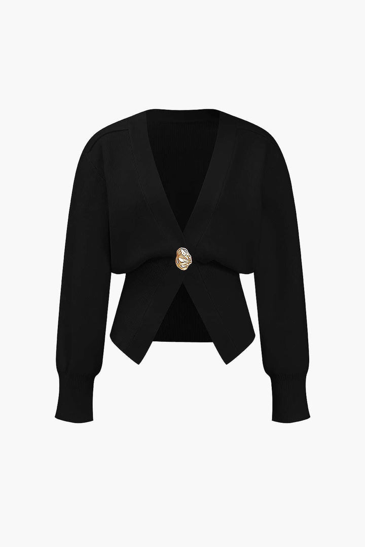 FRANCESCA | V-NECK SWEATER CARDIGAN