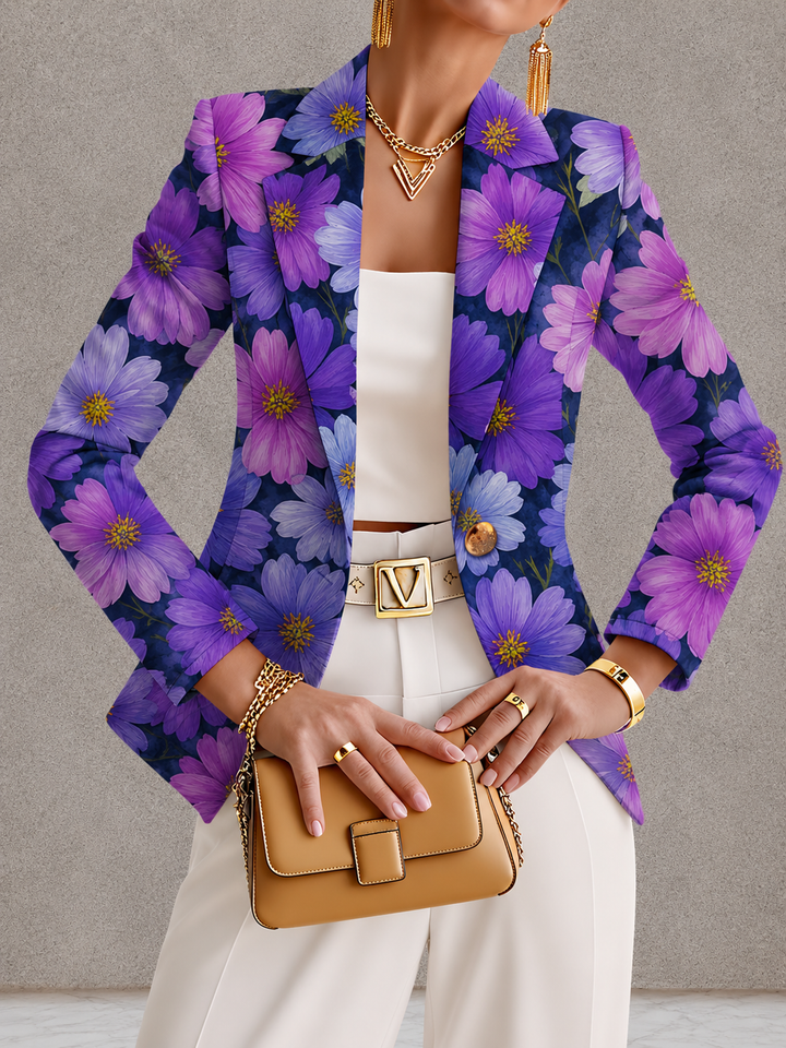 BELLAMIRA | PURPLE COSMOS BLAZER