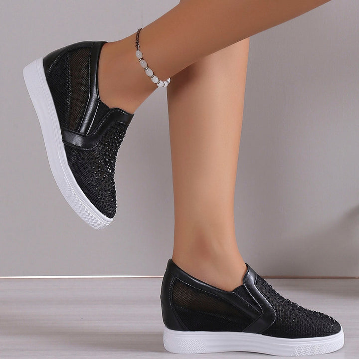 TRICIA | WOMEN'S TENNIS SHOES WITH CRYSTALS