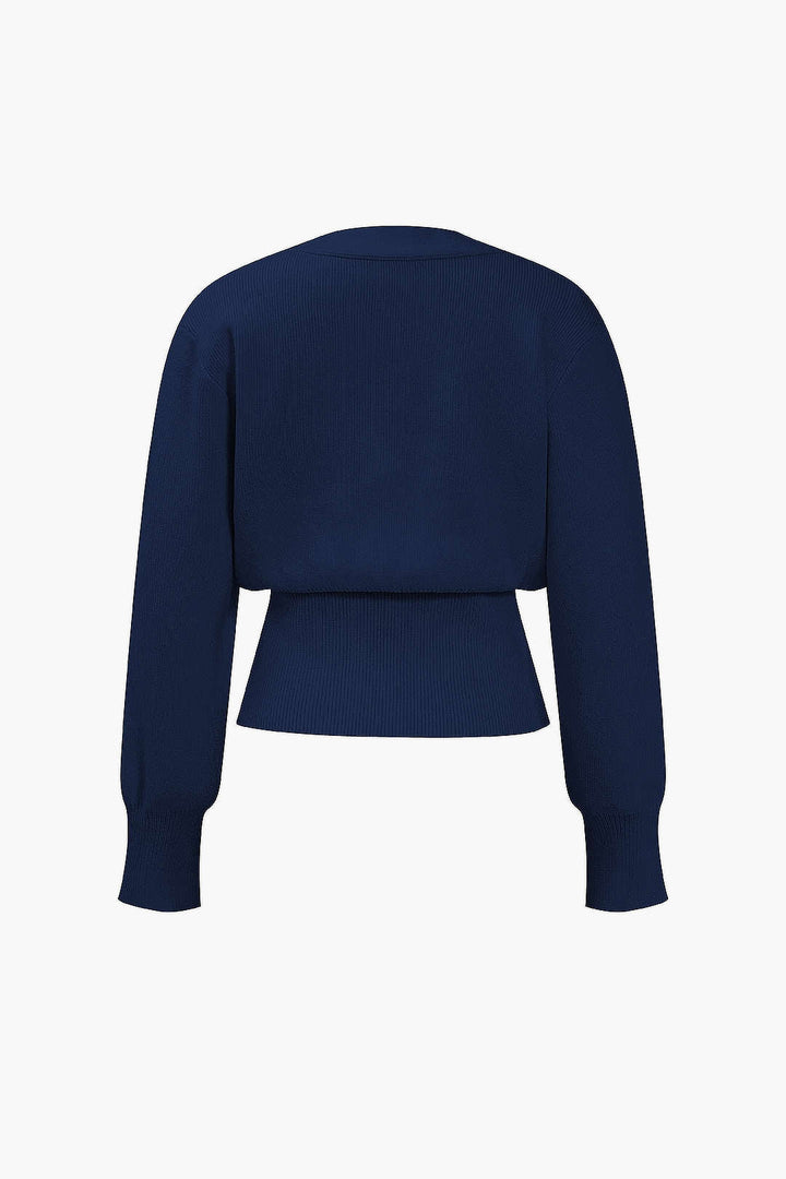 FRANCESCA | V-NECK SWEATER CARDIGAN