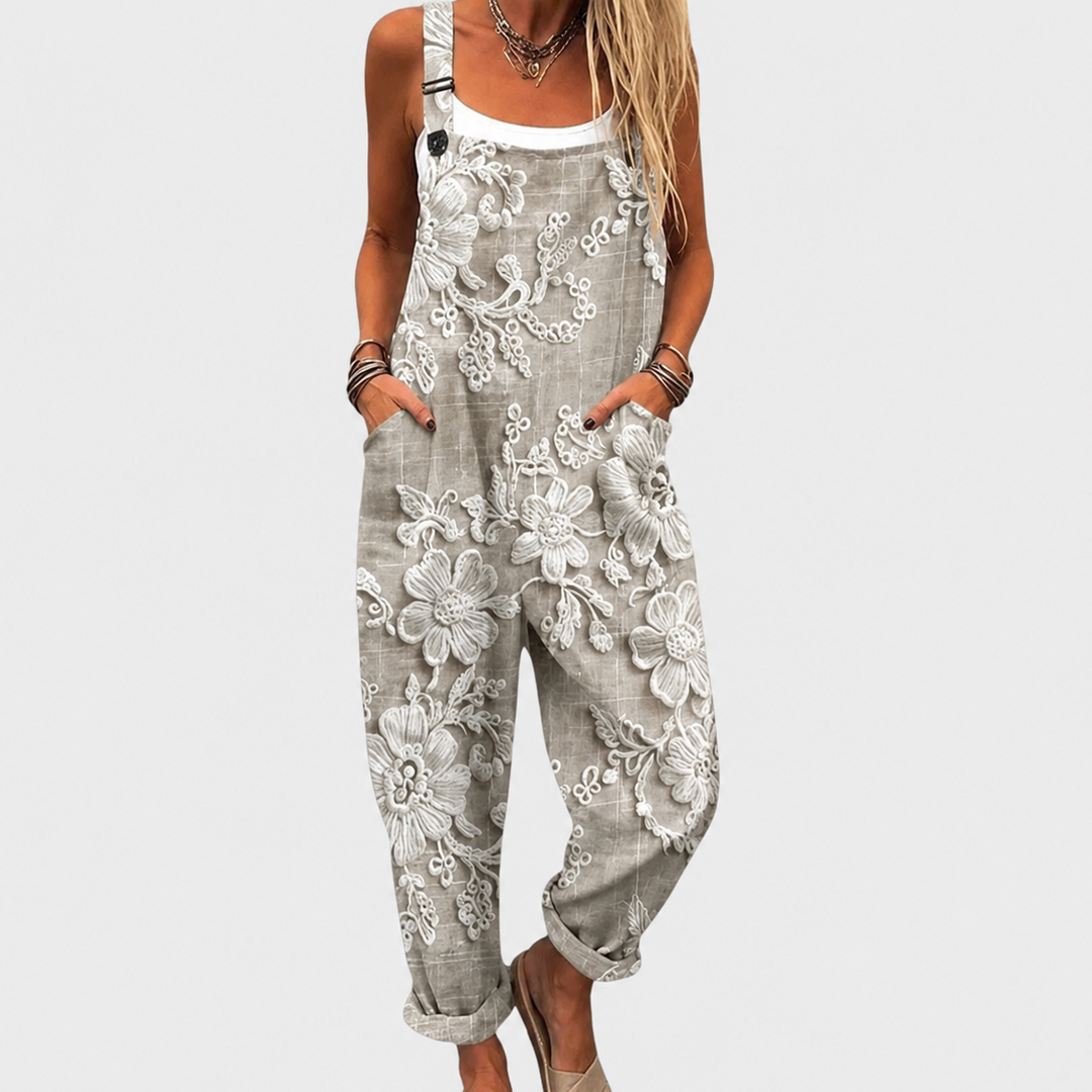 COMFORTABLE PRINTED JUMPSUIT
