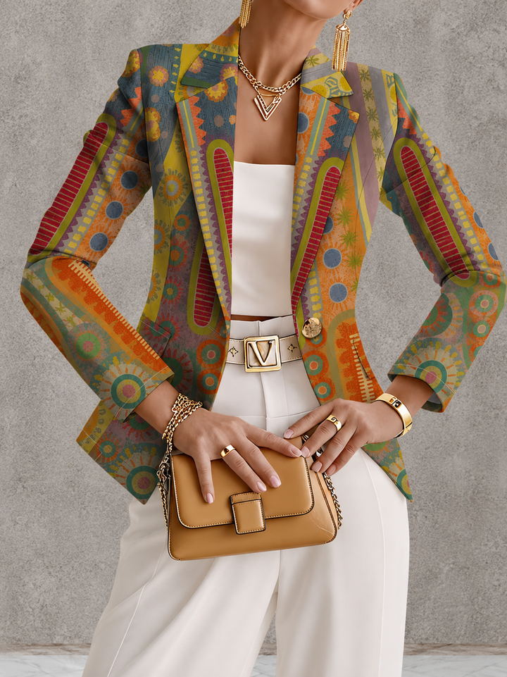 FAUSTINE | BOHEMIAN MEDALLION BLAZER