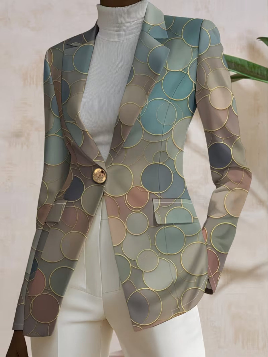 CAPUCINE | DOT MOSAIC BLAZER