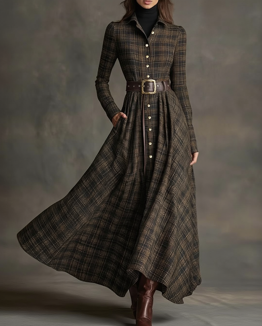 ROSALIE | VINTAGE-INSPIRED MAXI DRESS