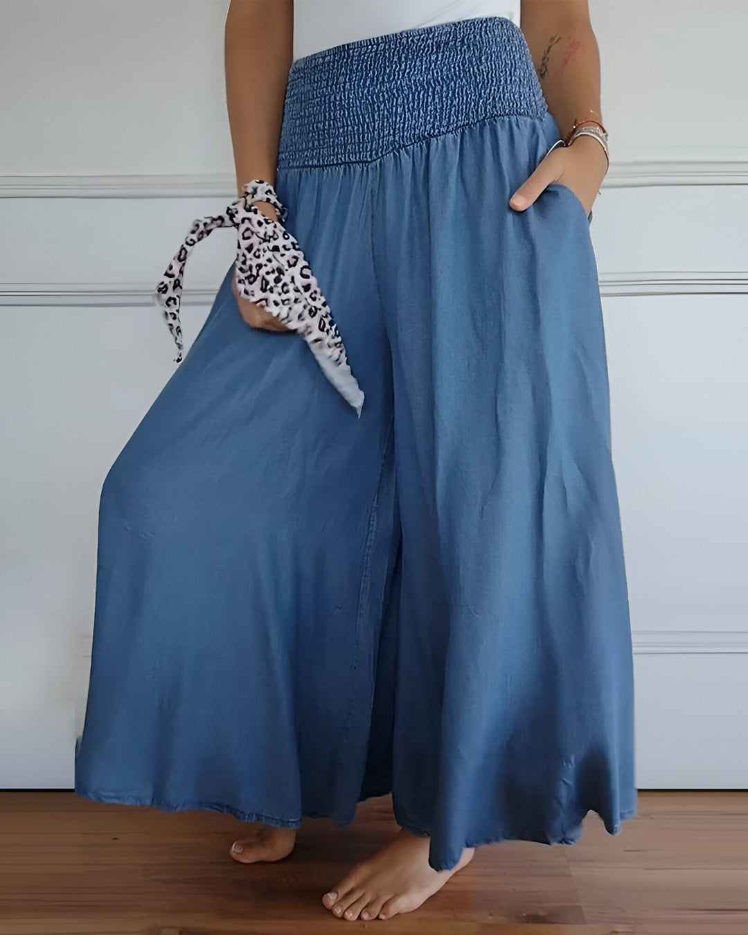 LORRAINE | COMFORTABLE PANTS WITH ELASTIC WAISTLORRAINE | COMFORTABLE PANTS WITH ELASTIC WAIST