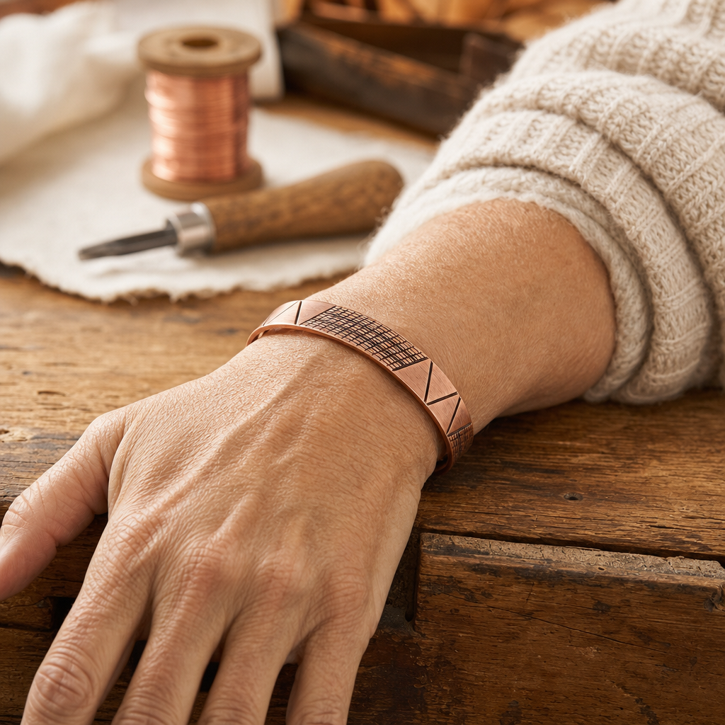 EVELYN | CREST COPPER BRACELET