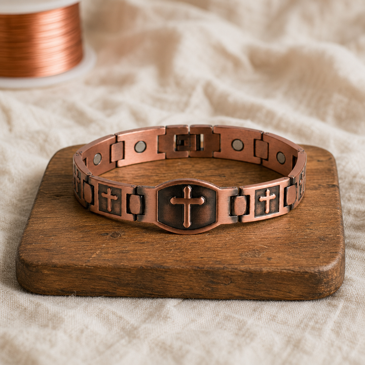 MOLLY | CROSS COPPER BRACELET