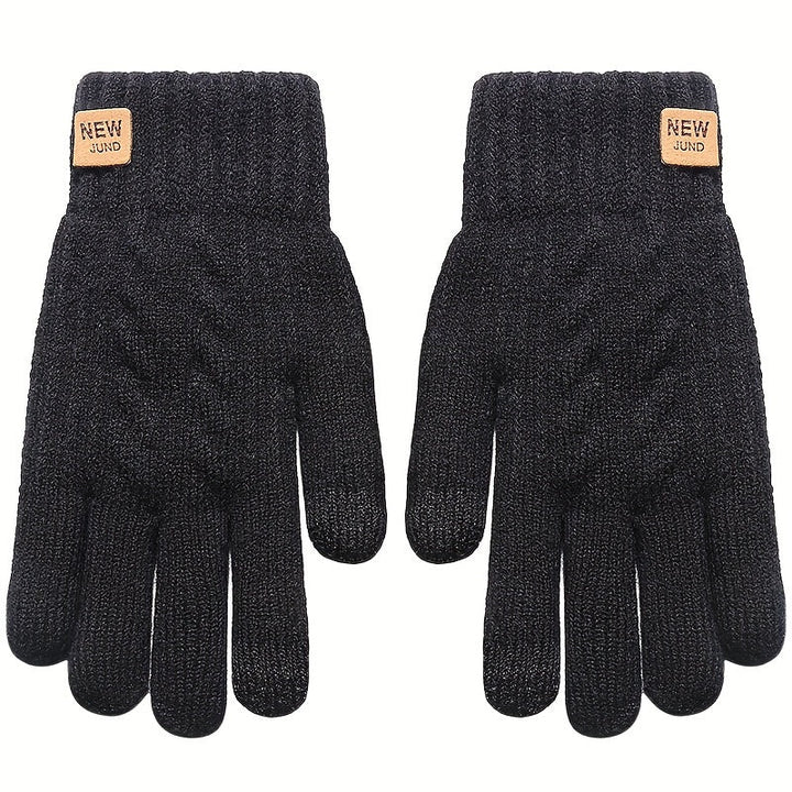 WARM LINED KNIT GLOVES
