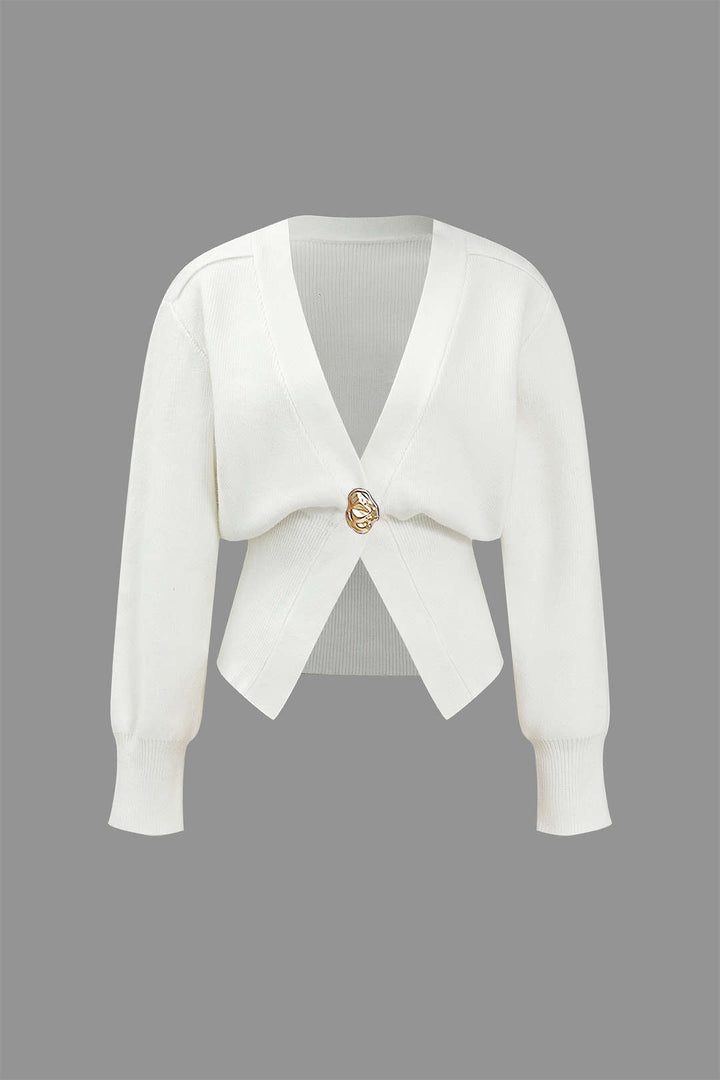 FRANCESCA | V-NECK SWEATER CARDIGAN
