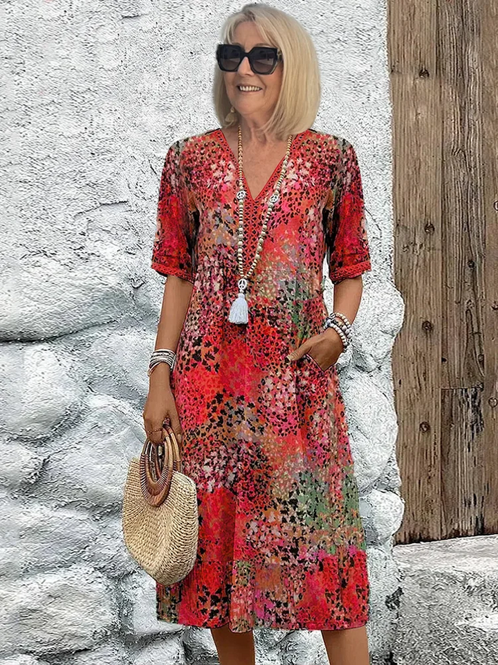 MARIGOLD | VIBRANT MIDI DRESS