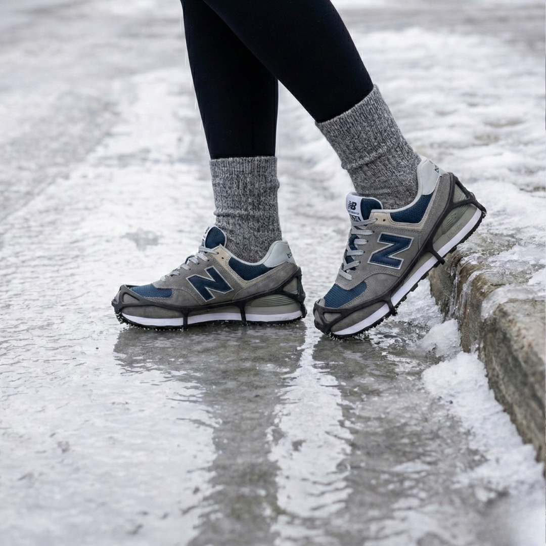 BLACK ANTI-SLIP ICE GRIPS
