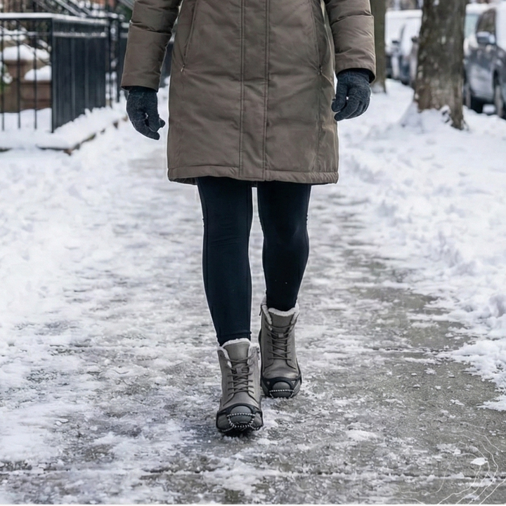 BLACK ANTI-SLIP ICE GRIPS
