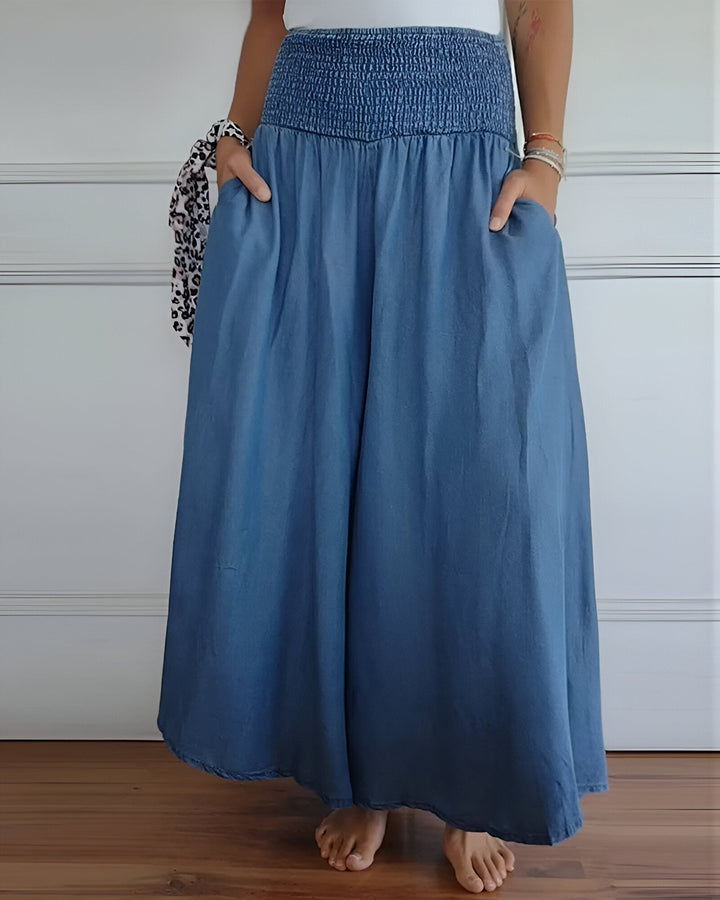 LORRAINE | COMFORTABLE PANTS WITH ELASTIC WAISTLORRAINE | COMFORTABLE PANTS WITH ELASTIC WAIST