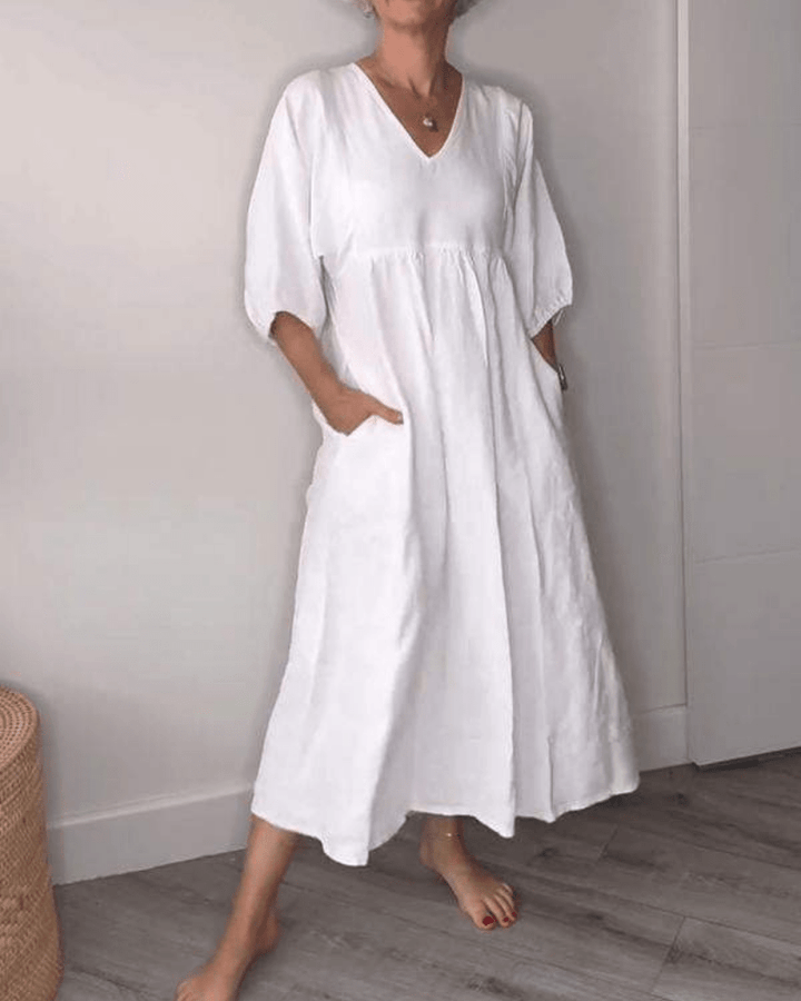 ARABELLA | ELEGANT V-NECK MAXI