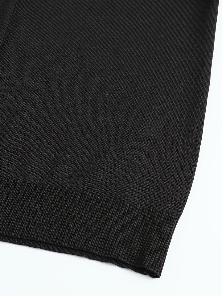 EDITH | BLACK HOODED CARDIGAN