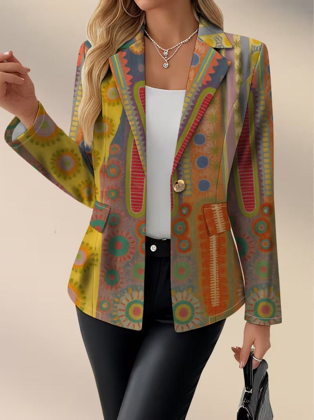 FAUSTINE | BOHEMIAN MEDALLION BLAZER