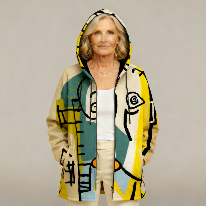 BINDI | LUXURIOUS CARDIGAN WITH ARTISTIC INSPIRATION