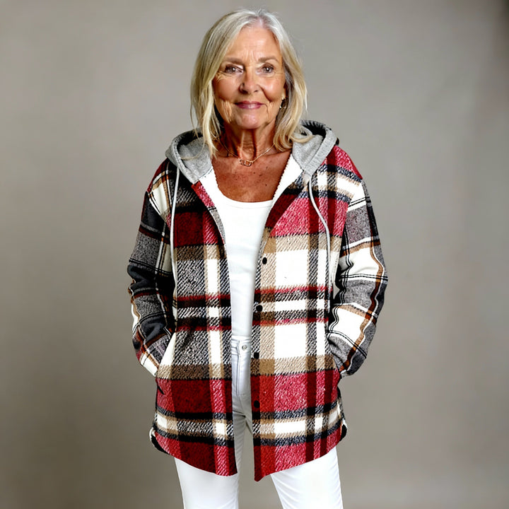 MARTINA | WOMEN'S MESH BUTTON PLACKET JACKET