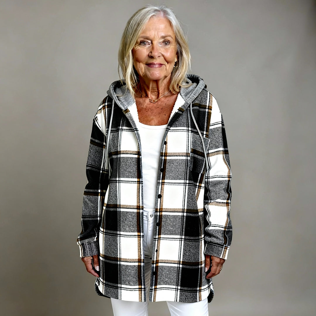 MARTINA | WOMEN'S MESH BUTTON PLACKET JACKET