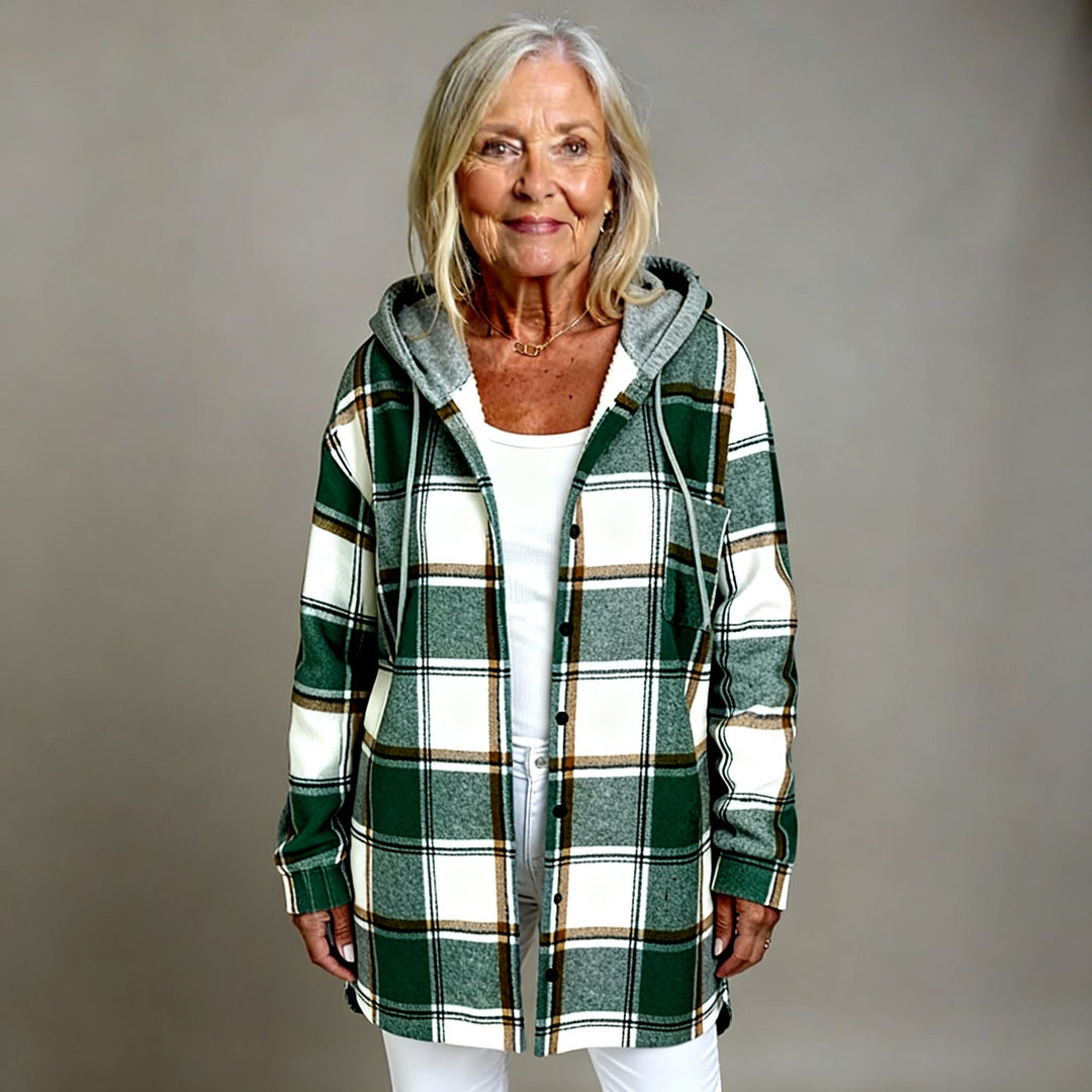 MARTINA | WOMEN'S MESH BUTTON PLACKET JACKET