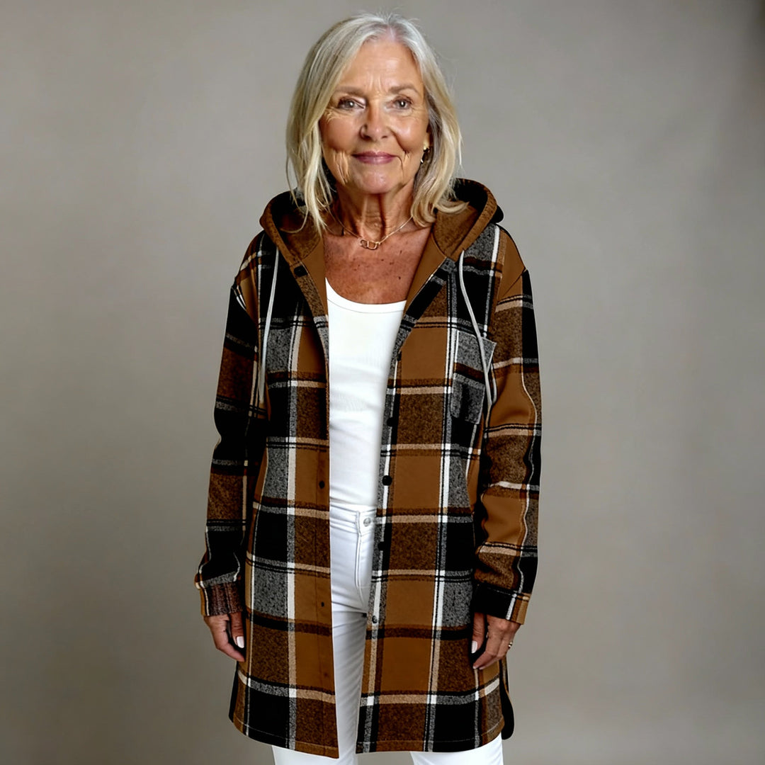 MARTINA | WOMEN'S MESH BUTTON PLACKET JACKET