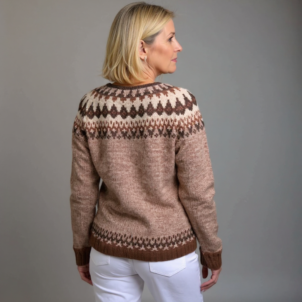 GEORGINA | RETRO ICELANDIC CARDIGAN