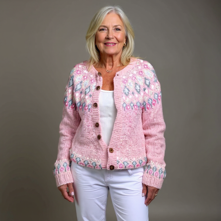 ROSALIE | COZY PINK CARDIGAN
