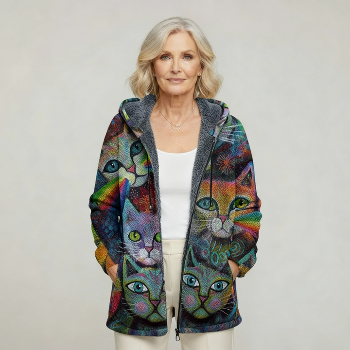 LOWANNA | LUXURIOUS CARDIGAN WITH ARTISTIC INSPIRATION
