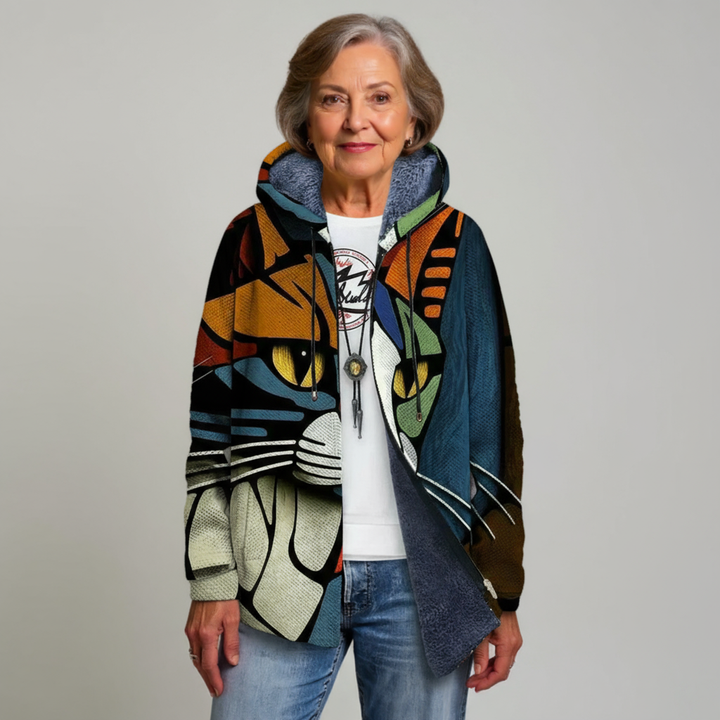 JINDALEE | LUXURIOUS CARDIGAN WITH ARTISTIC INSPIRATION