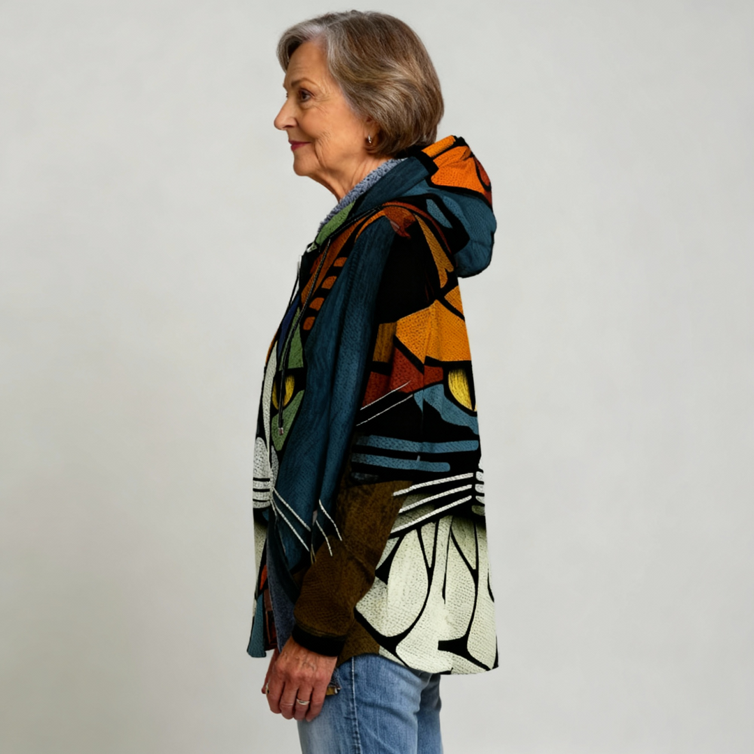 JINDALEE | LUXURIOUS CARDIGAN WITH ARTISTIC INSPIRATION