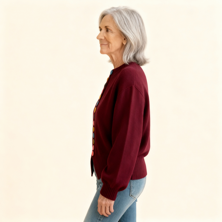 THE NOELLE | BUTTON-ACCENT CARDIGAN