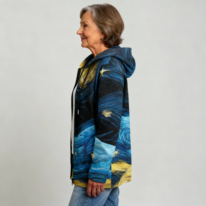 WAVERLEY | LUXURIOUS CARDIGAN WITH ARTISTIC INSPIRATION