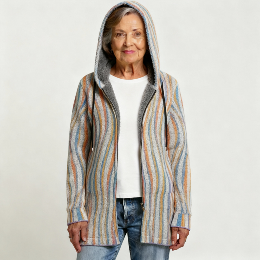 CHLOE | LUXURIOUS CARDIGAN WITH ARTISTIC INSPIRATION