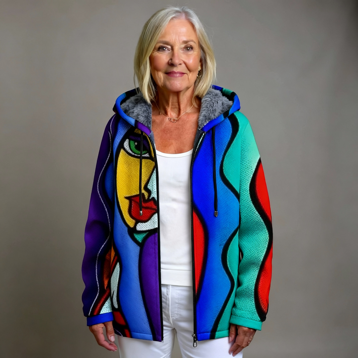 ALLIRA | LUXURIOUS CARDIGAN WITH ARTISTIC INSPIRATION