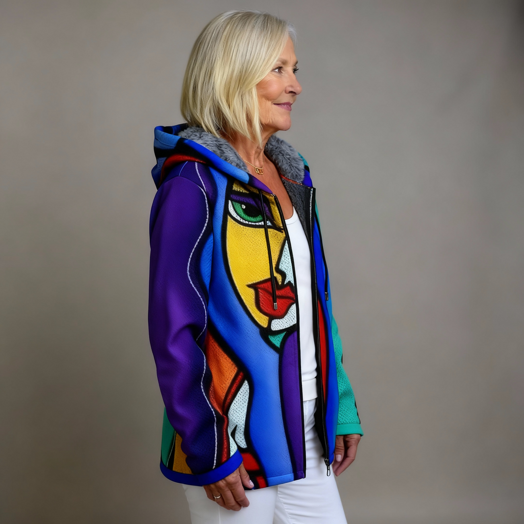 ALLIRA | LUXURIOUS CARDIGAN WITH ARTISTIC INSPIRATION