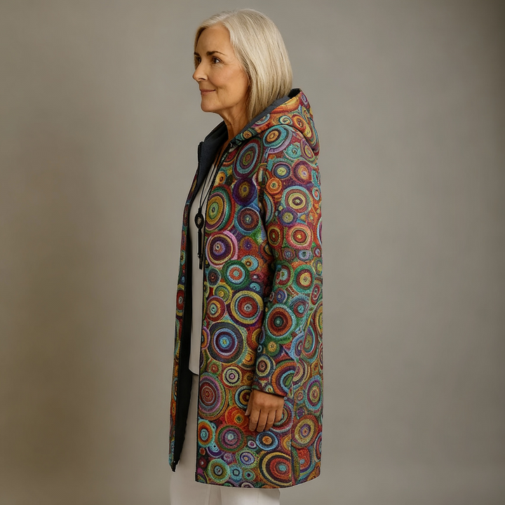 KARRI | LUXURIOUS CARDIGAN WITH ARTISTIC INSPIRATION