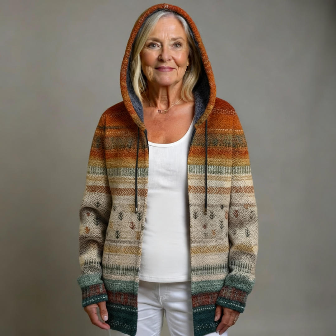 ZALIE | LUXURIOUS CARDIGAN WITH ARTISTIC INSPIRATION