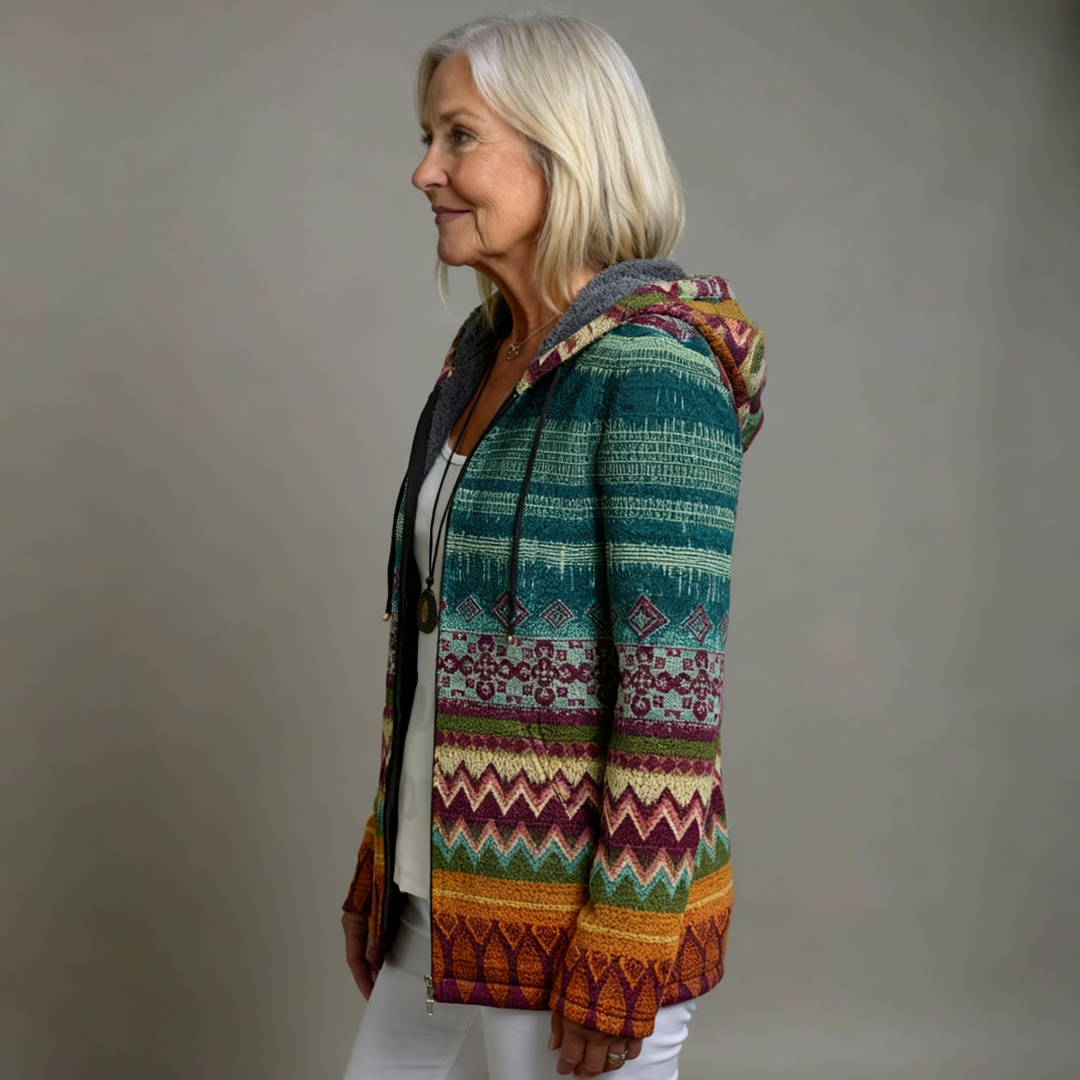 JEDDA | LUXURIOUS CARDIGAN WITH ARTISTIC INSPIRATION
