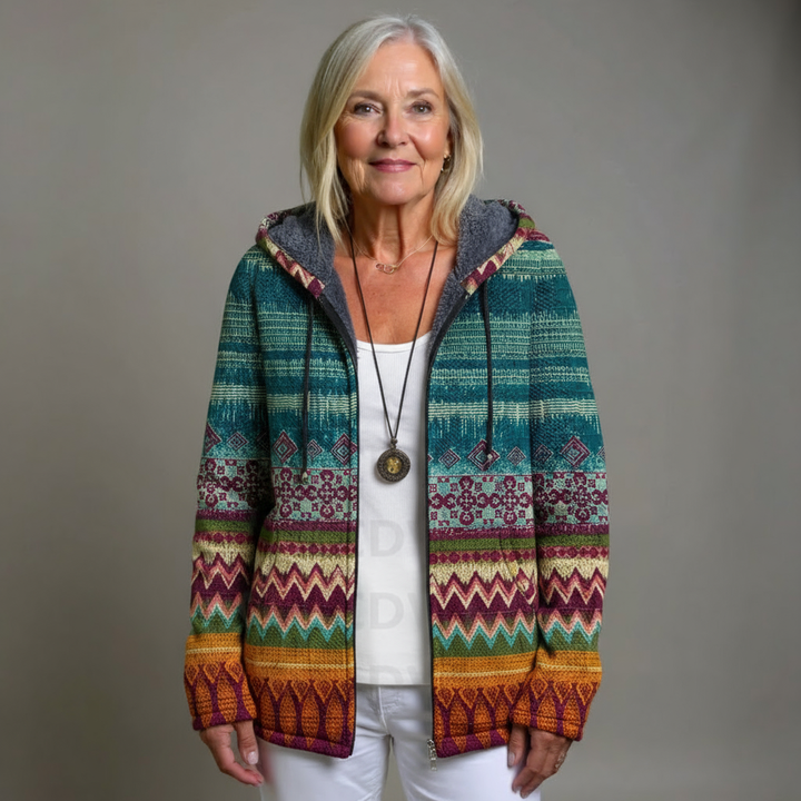 JEDDA | LUXURIOUS CARDIGAN WITH ARTISTIC INSPIRATION