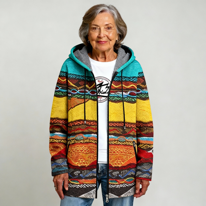 ELOUERA | LUXURIOUS CARDIGAN WITH ARTISTIC INSPIRATION